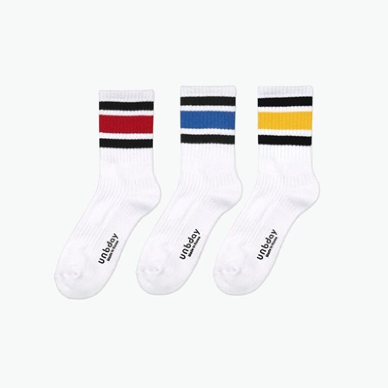 Women s Sports Ringle Socks Red