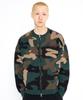 Xtonz Xtk093 Peta Camo Vintage Knit Zip-Up (Camo)