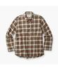 HENRY COTTONS Orange Ombre Check Shirt (Comfort Fit) Ahsaa26261Orx