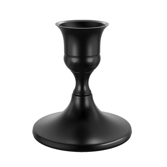 Clean Lines Candle Holder Candlestick for Tealight or Pillar Candles, Metal European Simple Holder, Romantic Wedding Decor Dinner Table Centerpiece