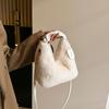 High-End Fairy Plush Winter Pleated Handbag 2023 - Women's Shoulder & Crossbody Bag