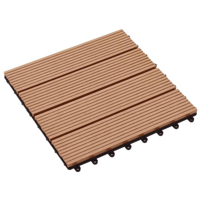 VidaXL 22x Terrace Tiles Patio Tiles Balcony Tiles Garden Tiles Floor Tiles 277801