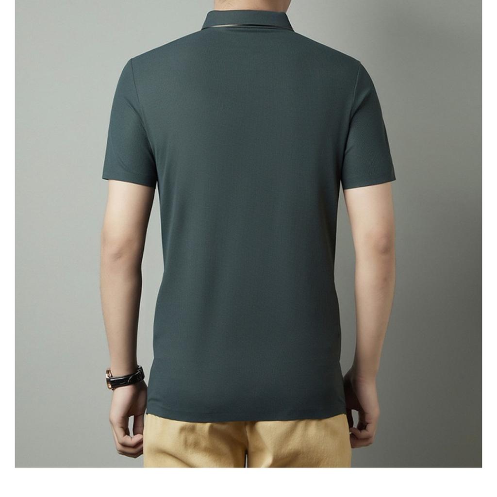 STORN High End Luxury Brand Fashion Hot Diamond Short Sleeve Advanced Printed POLO Shirt Summer New Korean Version Men's Lapel T-shirt