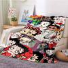 2026 New Model Cartoon B-Bettyy-Boopp  Blanket Flannel Sofa Bed Warm Plush Office  Comfortable Portable Gift Picnic Blanket