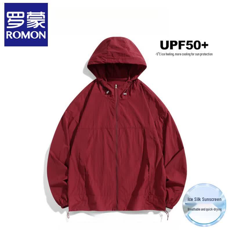 Luomeng Unisex Hooded Ice Silk Quick-Dry UV Protection Jacket