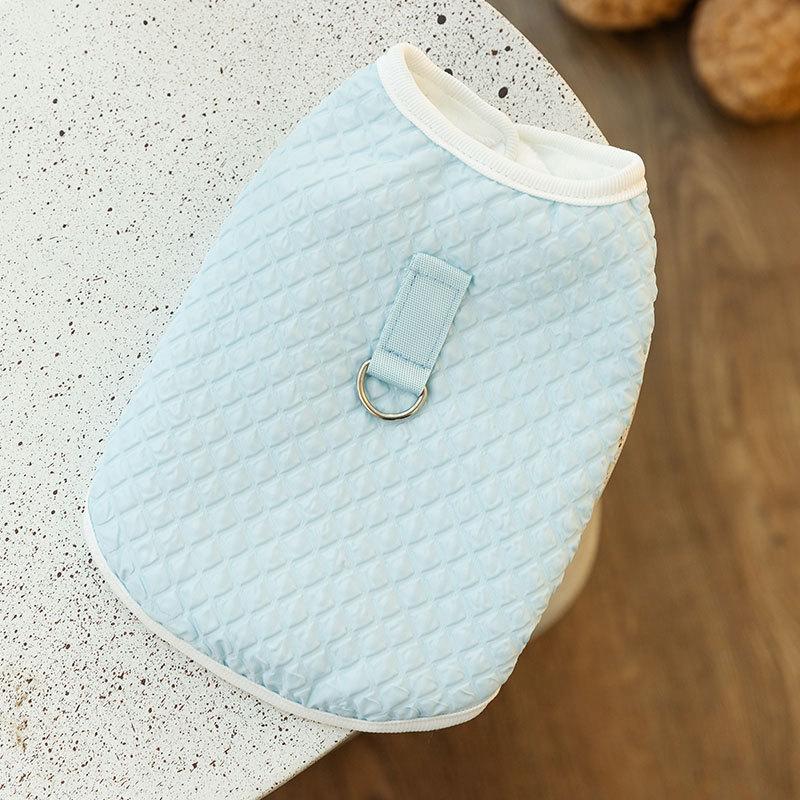 

Кошачья одежда осенне-зимняя теплая кошке котенку двухногий жилет маленькая собака щенок собака домашнее животное кошка рисовая одежда XXL (recommended weight 15-10 kg) синий