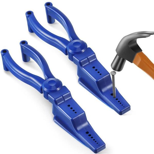 1PC Plastmasas nagu knaibles Naglu turētājs kalšanai elektriķiem un celtniecības darbiem Mājas instrumenti Papildu drošības knaibles Instrumenti