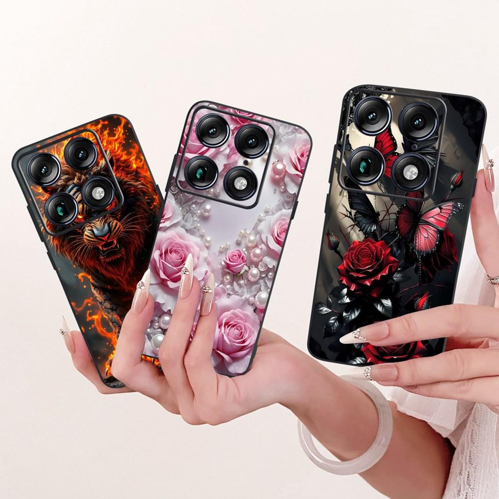 For Moto X70 Air Pro Case Cover Fashion Butterfly Cute Cat Cool Painted Soft Phone Casing For Motorola Moto X70 Air Pro