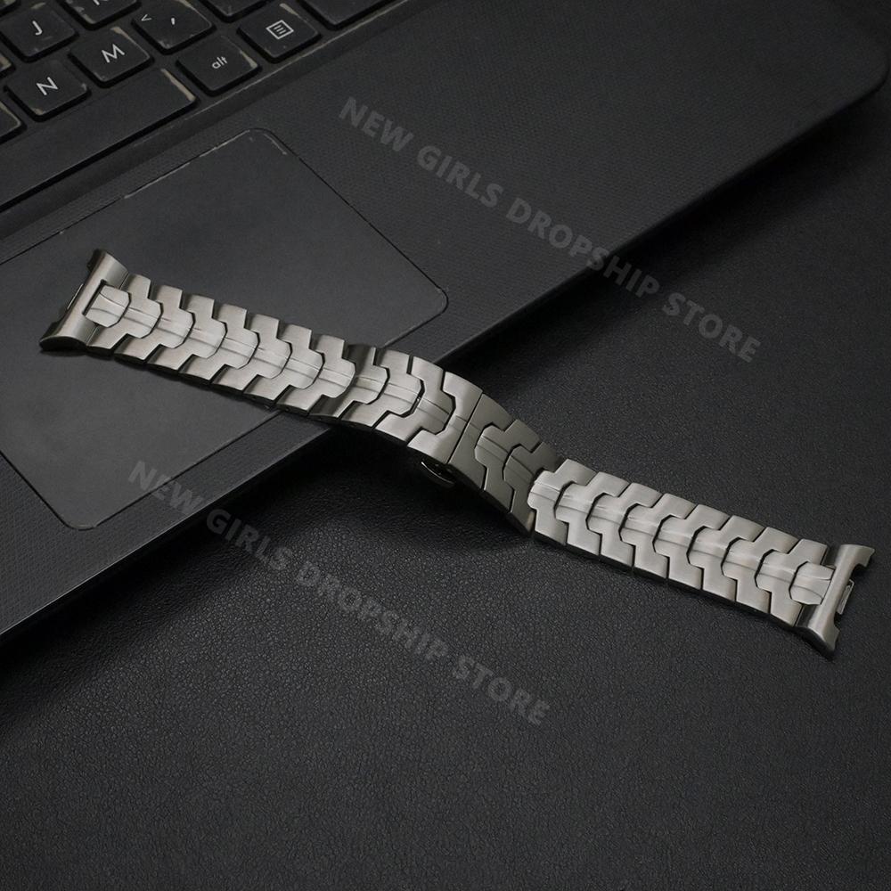 Kovový náramek Business pro Samsung Galaxy Watch 8 Classic 46mm Nerezový řemínek pro Galaxy Watch 8 44mm 40mm Příslušenství