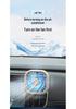 USB Electric Car Fan with Atmosphere Light - Multi-Color Vent Clip with Strong Wind