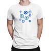 Casual T Shirt Summer Evil Eye Talisunisex Hipster Tshirts Greece Cotton Tshirt For Adult Y2k Classic Print Short Sleeve Tees