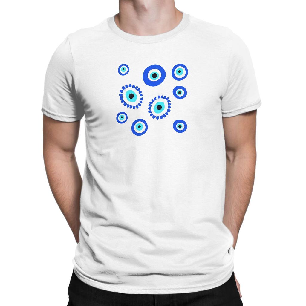 Casual T Shirt Summer Evil Eye Talisunisex Hipster Tshirts Greece Cotton Tshirt For Adult Y2k Classic Print Short Sleeve Tees
