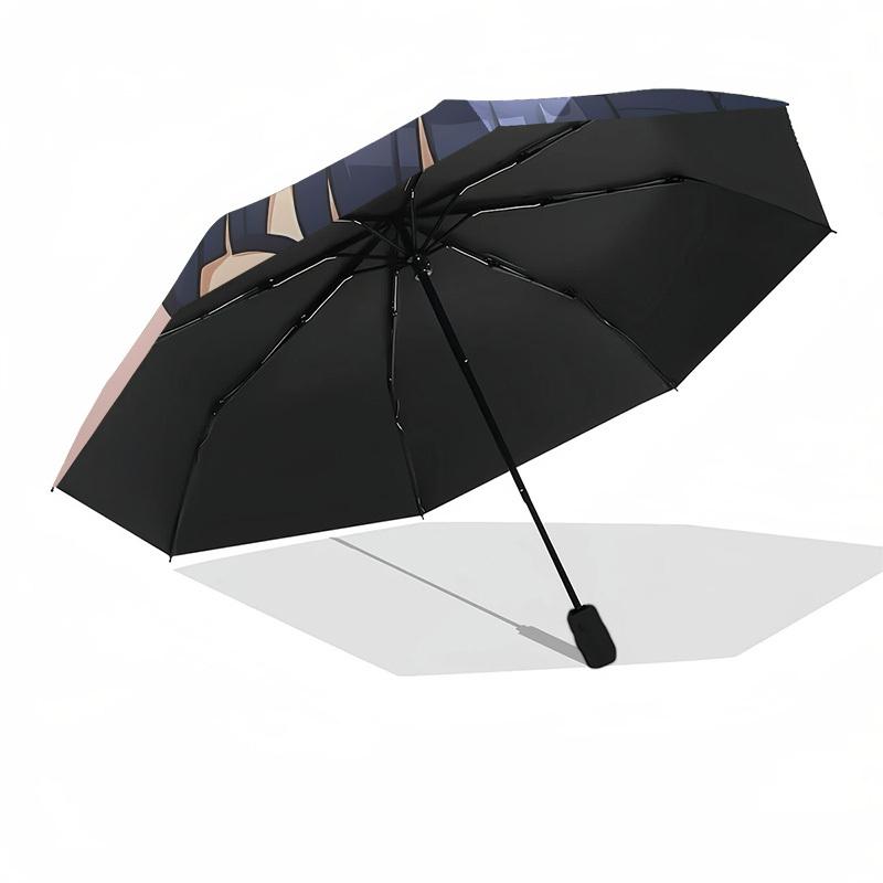 1pc KPop Demon Hunters Automatic Folding Umbrella, Portable Collapsible Design, Casual Outdoor Accessory L1127138