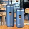750ML Vacuum Flask Travel Tumbler Office Car Cup Insulated Portable Thermoses for Hot Cold Drinks Drinkware Large Capacity with Coffee Sticker