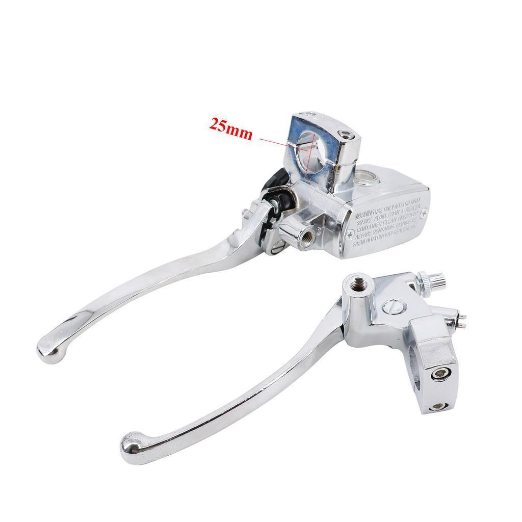 25mm Links Rechts Motorrad Bremskupplungs Hauptzylinder Behälter Hebel Für Honda Valkyrie GL 1500 VT Shadow 1100 VTX 1300 1800