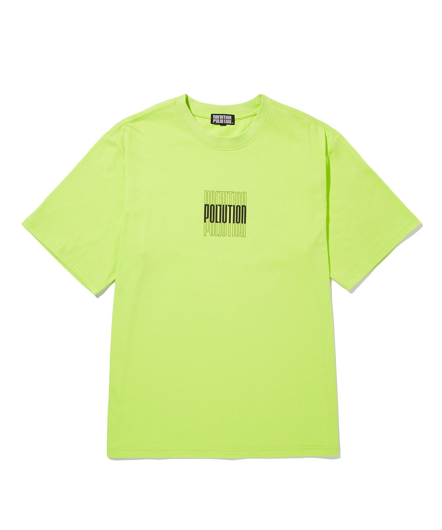 Pollution 3D Logo Half Slv T L