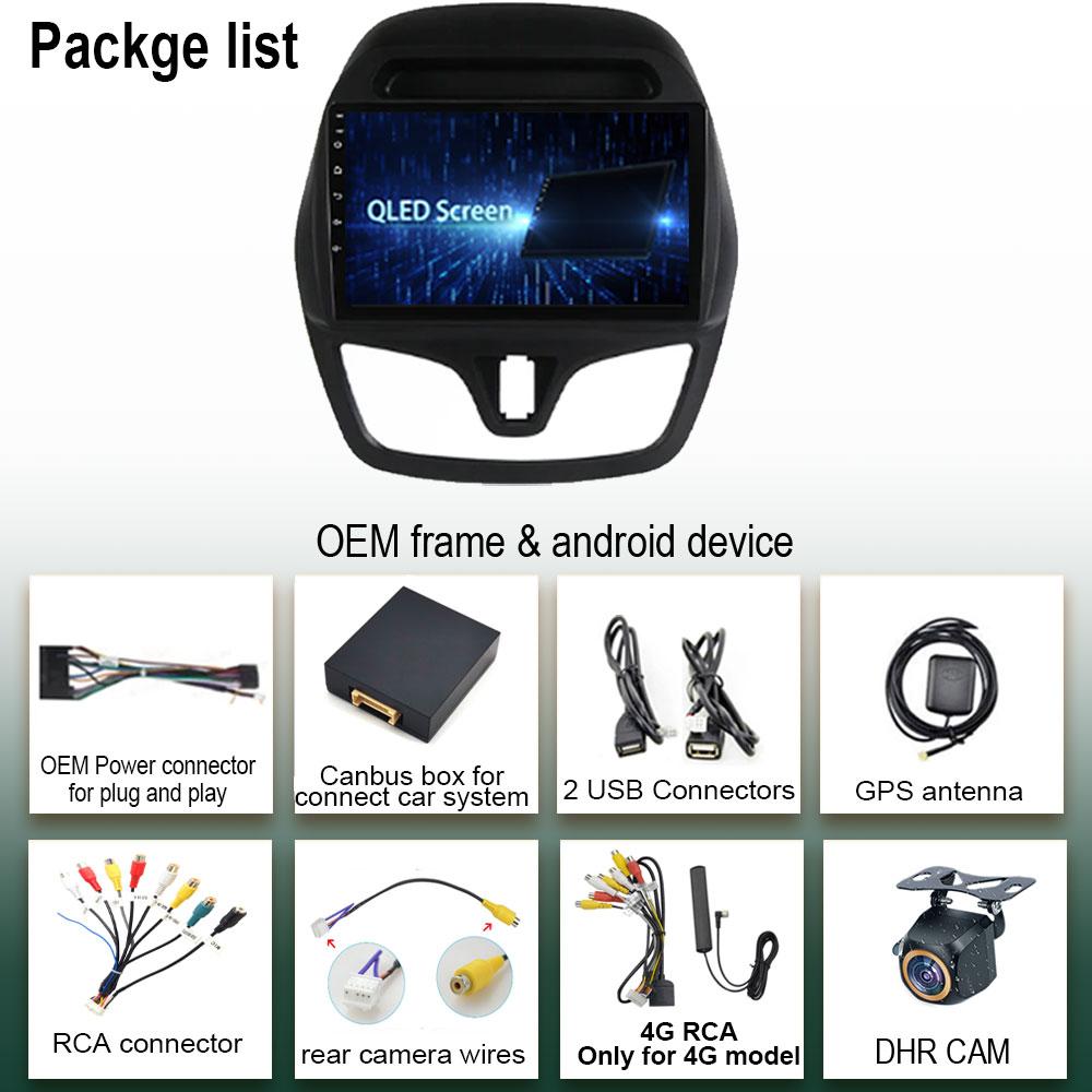 Android 14 Für Chevrolet Spark Beat 2015 -2018 Radio Carplay Bluetooth Auto Multimedia Player Intelligentes System 4G WiFi 7862 CPU