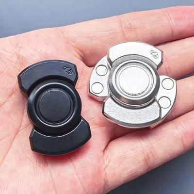 1PCS Metal Magnetic Slider Gyroscope Deformation Hand Spinning Card Mini EDC Decompression Adult Fidget Toy Anti Anxiety