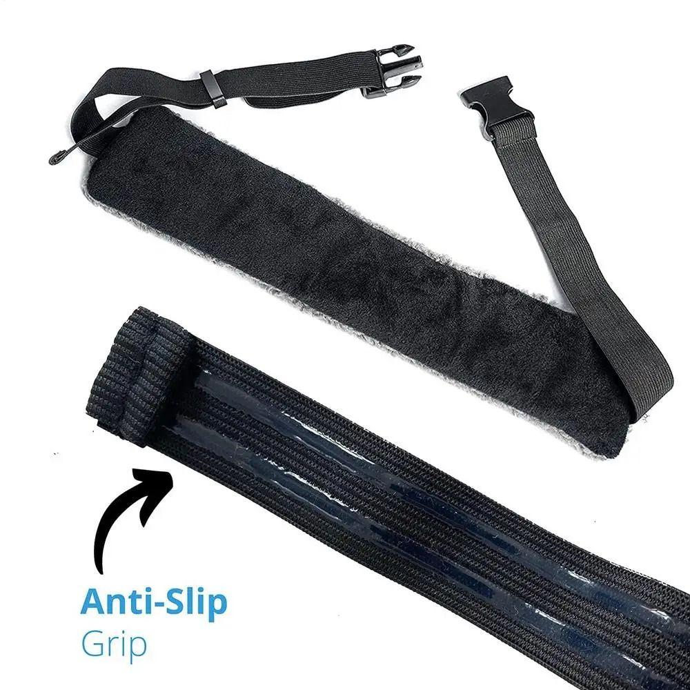 Portable Airplane Travel Pillow Adjustable Buckles Neck Support Band Head Support Strap Office