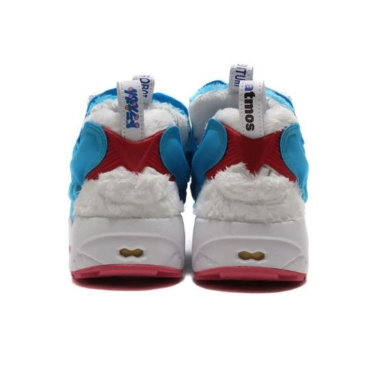 Reebok Doraemon x atmos x InstaPump Fury OG 'Furry Blue' GV7288 Buty Męskie