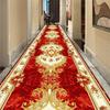 European Luxury Long Corridor Carpet Living Room Decoration High-end Hallway Rug Hotel Aisle Non-slip Floor Mat Customizable
