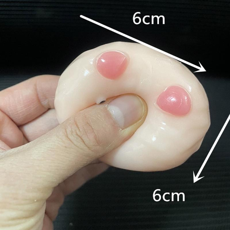 1 Pcs Cute Pink Pig Squishy Toy Sticky Slow Rising Sensory Stress Relief Squeeze Toy for Autism Anxiety Fidget Toy