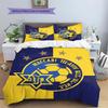 Maccabi Tel Aviv F.C Pattern Bedding,Quilt Set Quilt Cover Pillowcase Home Birthday Gift(1 * duvet cover + 2 * pillowcase, without core)