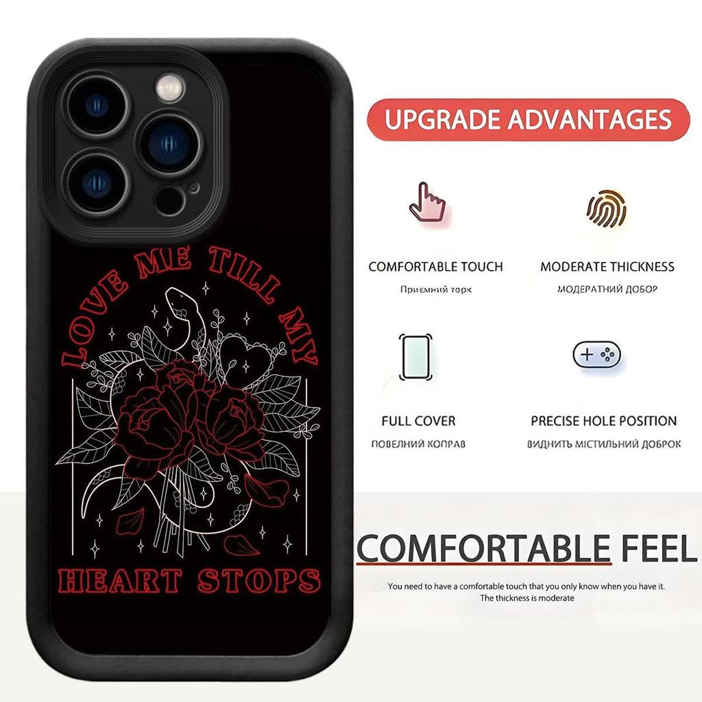 Aijihua Staircase Black Grooved Protective Case for iPhone 15/16/17 ProMax