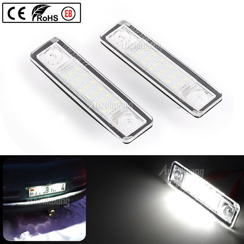 Fit For Astra-G MK IV Saloon 1998-2005 LED No Error Canbus Car License Plate Light Number Auto Warning Lamp