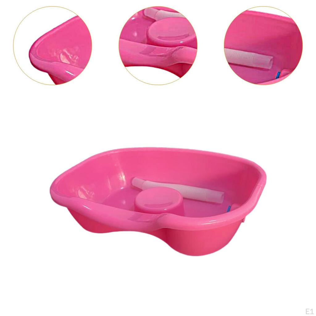 Umywalka do mycia włosów dla osób leżących w łóżku, Miska do szamponu z rurą spustową, Przenośna wanna przyłóżkowa,