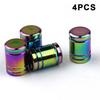 4/5PCS Tire Valve Stem Caps Anodized Aluminum Wheel Valve Covers Accessories Universal Cars SUVs Bikes Trucks And Motorcycles·