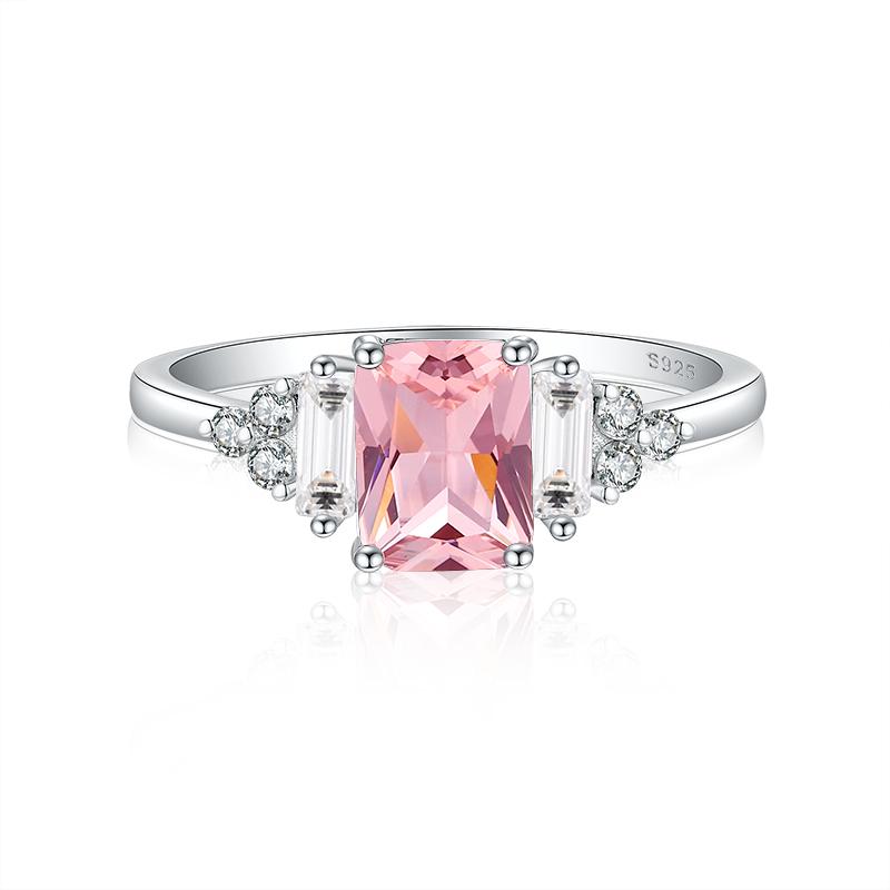 925 Sterling Silver High Quality  Luxury Sapphire Gemstone Topaz Promise Rings for Women  Jewelry  Party Wedding Engagement Gift