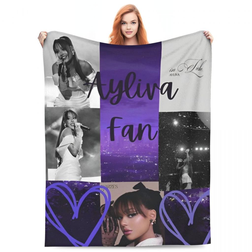 Ayliva Collage Merchandise Tour 2025 Bedding Throws Flannel Bedspread For Home Decor Fashion Sofa Bed Cover