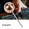 200pcs Rose Gold Pushpin Plastic Straight Pin Decorative Thumbtack Pins  Cork Boards