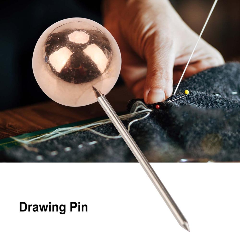 200pcs Rose Gold Pushpin Plastic Straight Pin Decorative Thumbtack Pins  Cork Boards