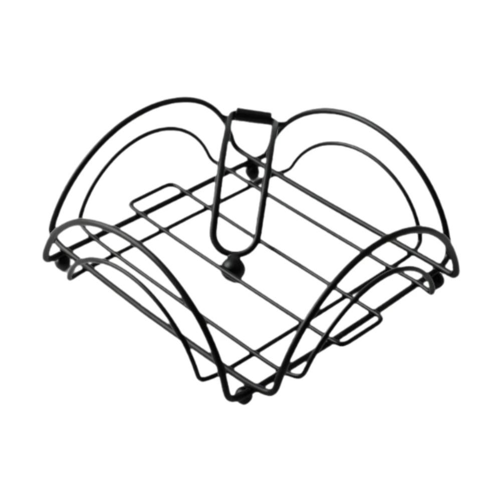 Square Shape Metal Napkin Holder Flat Design Iron Art  Tissue Rack  Cafe Setting