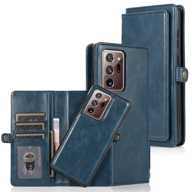 Magnetische Leder Geldbörse Karten Handy Hülle Für Samsung Galaxy A54 A14 A73 A53 A33 A13 A72 A52s A32 S25 Ultra S24 Plus Note 20 Abdeckung