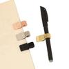 1/3/5Pcs Multifunctional Telescopic Spring Electroplating Pen Clip Notepad Portable Spring Pen Slot Fixed Stationery Accessories