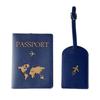 Set di Etichette Multicolore per Passaporto e Bagaglio Transfrontaliero - Organizer Multifunzionale in Pelle PU (Logo Personalizzabile)