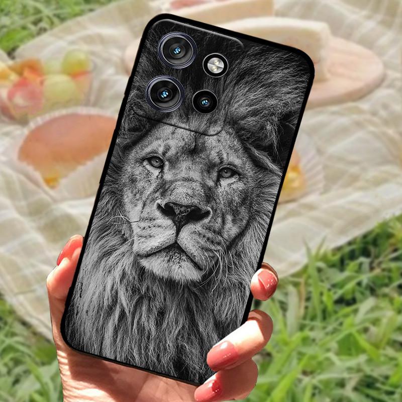 For Motorola Edge 50 Neo Case Edge50 For Moto Edge 50 Neo Phone Case Cover 50 Neo 6.4" Coque Black Silicone Soft Back Cover Case