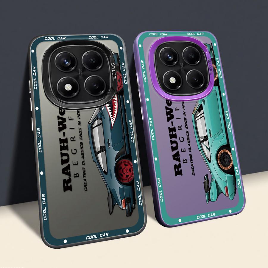 Case for Xiaomi Redmi Note 10 11 Pro 11s 10s 12 13 14 Pro Plus Soft Shell Japanese JDM Drift Car