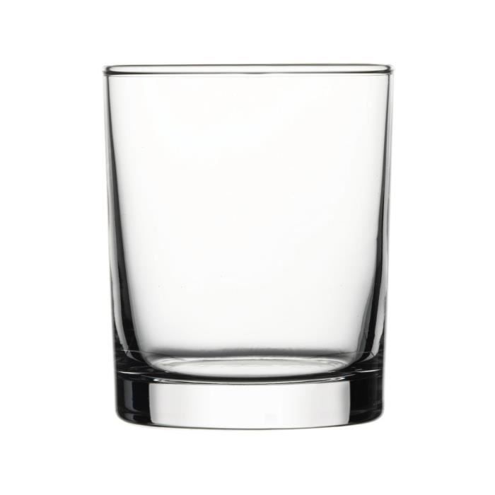 Verre à whisky - Istanbul - 12 pièces - 245 ml - Verre de qualité - Verre à cocktail
