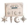 Set de mărgele fără lipici Kit DIY cu mărgele 3D, Set de meșteșuguri cu animale de Crăciun realiste, Kit tematic de broderie manuală ușoară pentru copii și adulți Educațional