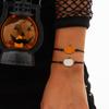 Halloween Ghost Pumpkin Cartoon Elements Funny Bracelet, Simple And Cute Pull Rope Jewelry
