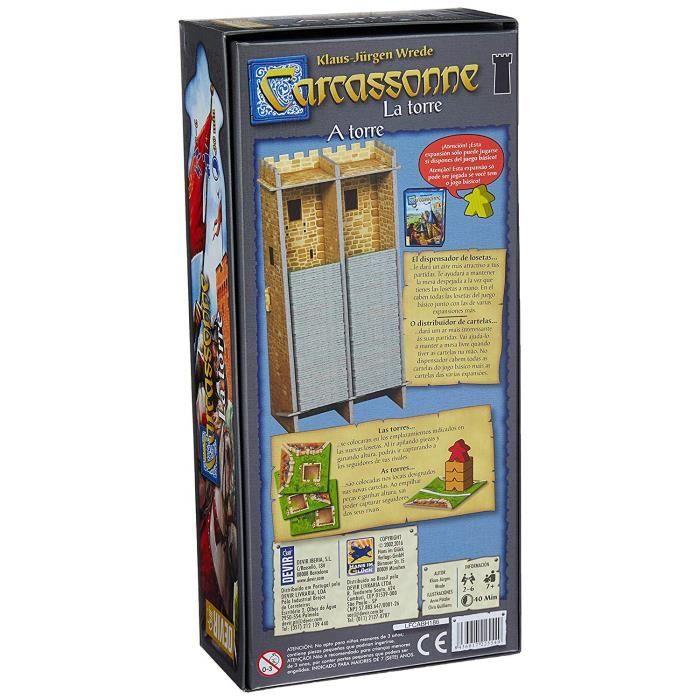 Carcassonne Tower, Placemat (devir) () - Bgcarto