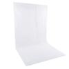 Double Sided 1.6x3M Photography Background Cloth NonWoven Studio Photo Backdrop(White )