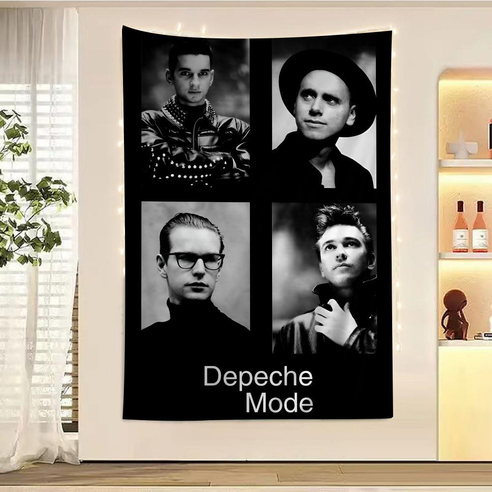 Cantante Star Depeche Mode Arazzo Colorato da Appendere alla Parete Arazzi da Parete Bohemien Lenzuola con Mandala da Appendere alla Parete