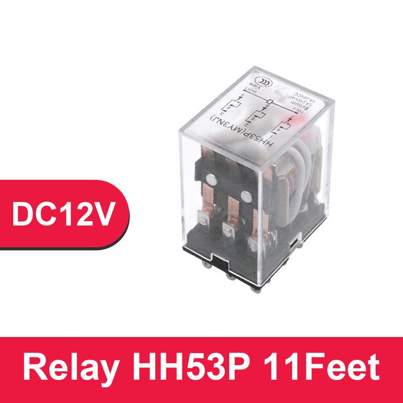 HH52P HH53P HH54P Miniature Coil General Electromagnetic Intermediate Relay Switch LED DC 6V 12V 24V AC 220V MY2NJ/MY3NJ/MY4NJ Relays 5