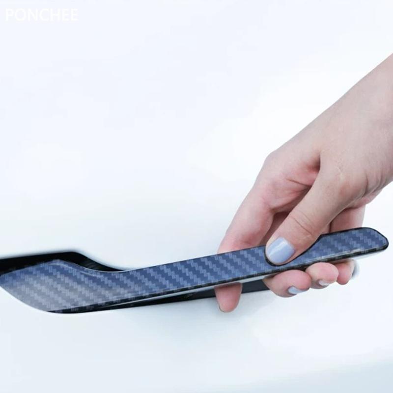For Tesla Model YL 2025-2027 Electric Door Handle Protection Sticker Protective Cover Automobile Modification Supplies