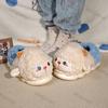 Fashion New Indoor Fluffy Slippers for Women Men Winter New Warm Shoes Cute Cartoon Thick Plush Anti-slip Couples Home Cotton Slippers